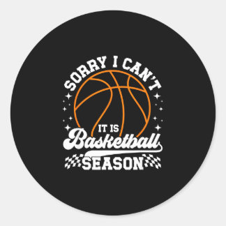 Adesivo É dia de jogo da temporada de basquete