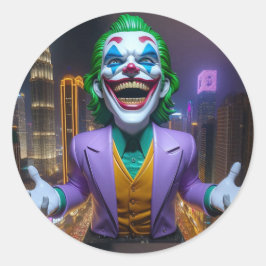 adesivo e etiquetas do coringa