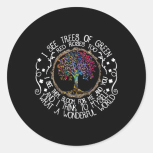 Adesivo E Eu Acho Que Um Mundo Maravilhoso Me Cita