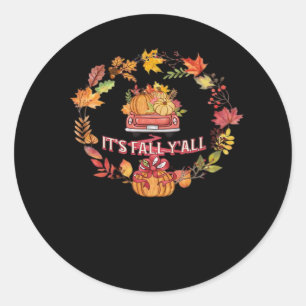 Adesivo É Fall Y’all Harvest Road