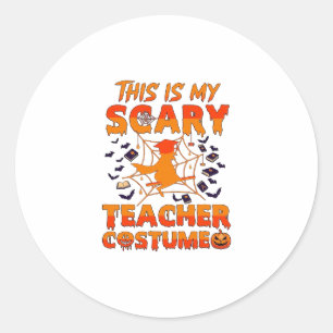 Adesivo É Fantasmagórico Professor Fantasia Halloween Brux