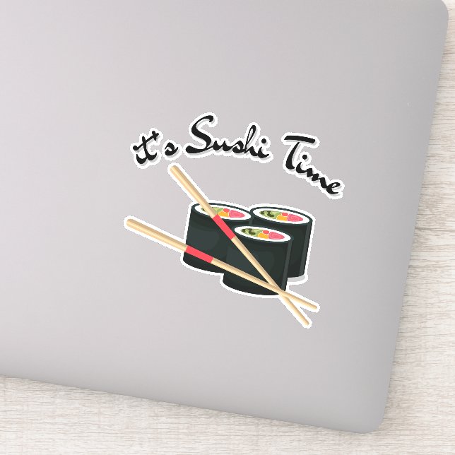 Adesivo É hora de sushi, sushi (Detalhe)