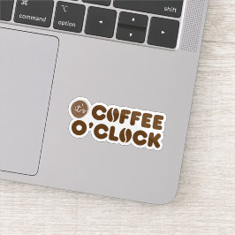 Adesivo É Hora do Café