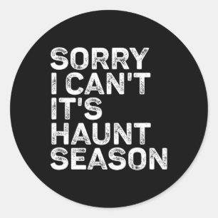 Adesivo É Hunt Season, desculpa não poder ser o Halloween