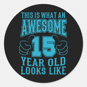 ADESIVO É ISSO QUE UM 15 DE 15 ANOS DE ANOS DE ANIVERSÁR