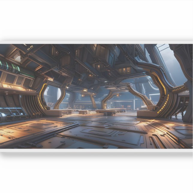 Adesivo E.J. Dourado navio-mãe 13 Vinil (Frente)