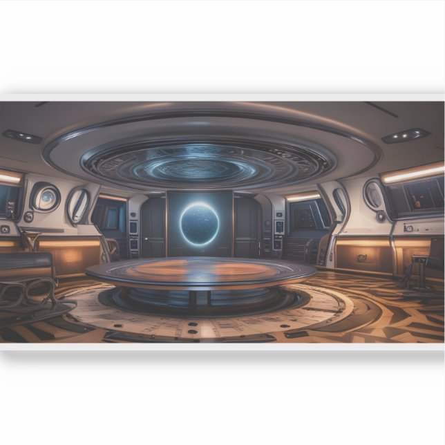 Adesivo E.J. Dourado navio-mãe 3 Vinil (Frente)