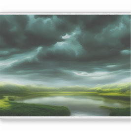 Adesivo E.J. Dourado Uma manta da Canvas da Natureza Vinil