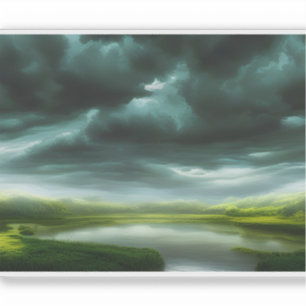 Adesivo E.J. Dourado Uma manta da Canvas da Natureza Vinil