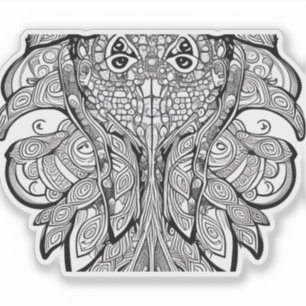 Adesivo E.J. Dourado Vinil amovível ao quadrado