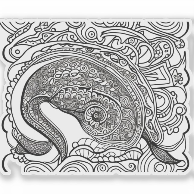 Adesivo E.J. Dourado Vinil amovível Pavão (Frente)