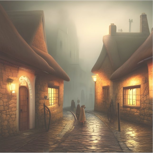 Adesivo E.J. Dourados Villagers Wet Cobblestones Vinyl (Frente)