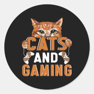 Adesivo E Jogos Para O Jogo Gamer De Gâmero De Gato