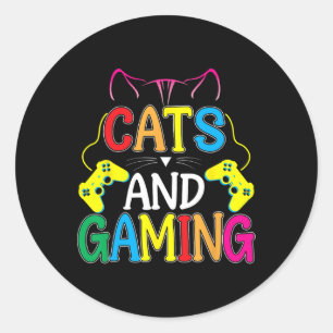 Adesivo E Jogos Para O Jogo Gamer De Gâmero De Gato