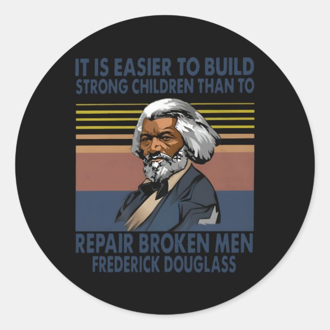 Adesivo É Mais Fácil Construir Crianças Fortes Do Que Faze (Frente)