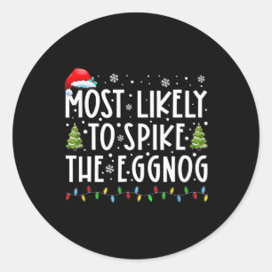Adesivo É Mais Provável Que A Família Eggnog Corresponda A