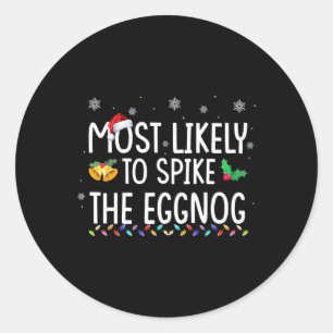 Adesivo É Mais Provável Que A Família Eggnog Corresponda A