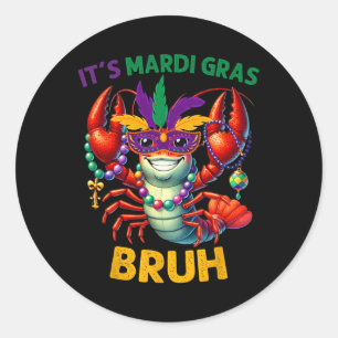 Adesivo É Mardi Gras Bruh Crawfish Carnival Kid Men Wom
