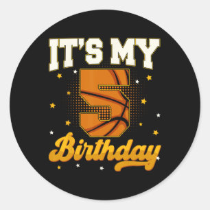 Adesivo É Meu 5º Aniversário Sketll Menino Presentes 5 Ano