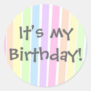 Adesivo É meu aniversário!