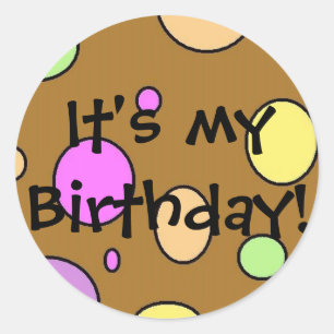 Adesivo É meu aniversário!