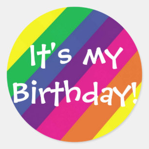 Adesivo É meu aniversário!
