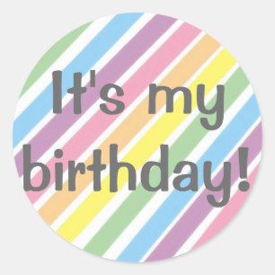 Adesivo É meu aniversário!