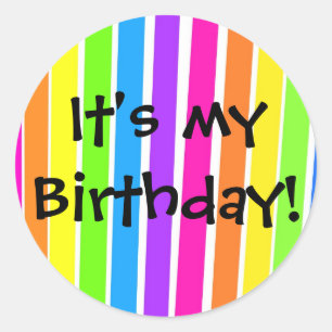 Adesivo É meu aniversário!