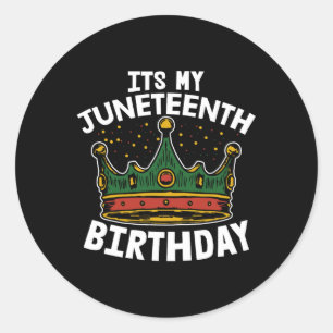 Adesivo É Meu Aniversário, Juntede Melanin Orgulho African
