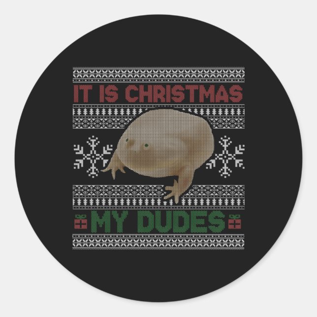 Adesivo É Meu Cara Feio Quarta-Feira Meus Cara (Frente)