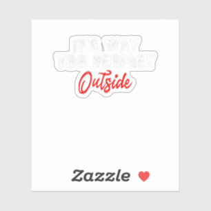 Adesivo É muito pessoal lá fora