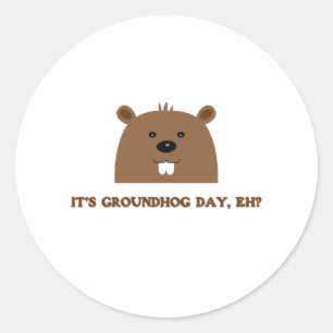 Adesivo É o dia do Groundhog, não é?