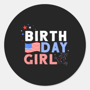 Adesivo É o meu Design de aniversário de 4 de julho para a