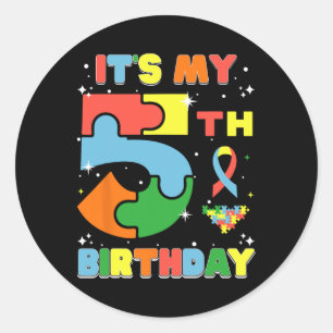 Adesivo É o meu filho 5 Autismo crianças de 5 anos