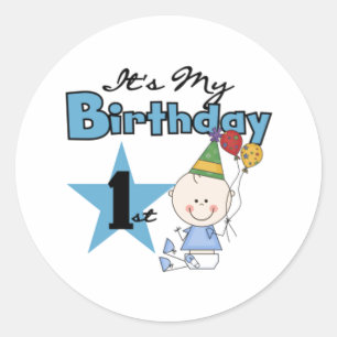 Adesivo É o Meu Primeiro Aniversário