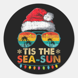 Adesivo É o Sol do Mar Santa Praia Verão Natal em Julho