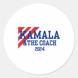 Adesivo E O Treinador 2024 Kamala Harris Tim Walz