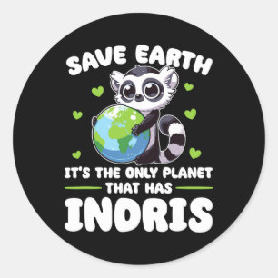 Adesivo É O Único Planeta Com Indris Dia Da Terra