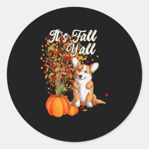 Adesivo É Obrigados de outono de "Leaf Fall Tree Hello Aut