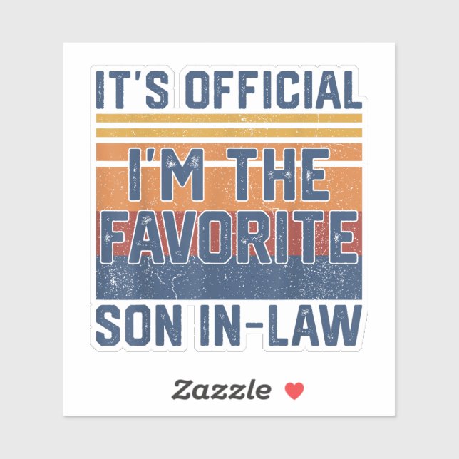 Adesivo É oficial, sou o filho favorito. (Folha)