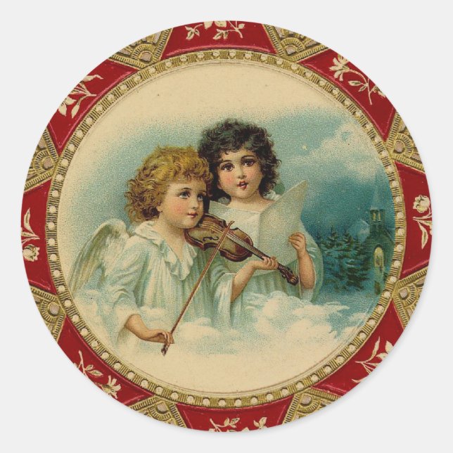 Adesivo E Os Anjos Cantam - Feriado (Frente)