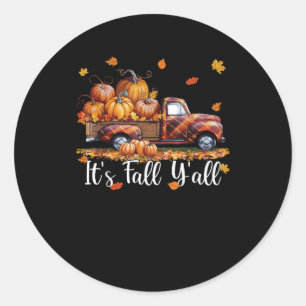 Adesivo É outono, "Pumpkin Autumn Tree Hello Fall Min"