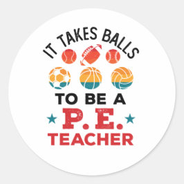 Adesivo É preciso ir para professor de educação física