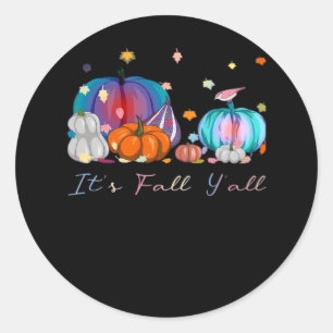 Adesivo É Pumpkin do Dia das Bruxas Mágicas Engraçado