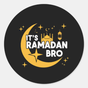Adesivo É Ramadan Irmão Feliz Jejum Crescente Islâmico