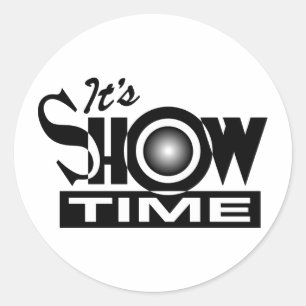 Adesivo É Showtime - dizer engraçado americano do humor