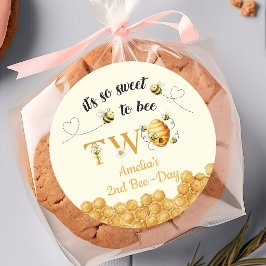 Adesivo É Tão Doce Ser Abelha 2º Aniversário