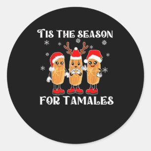 Adesivo É Temporada Para Tamales Natal Mexicano Moderno