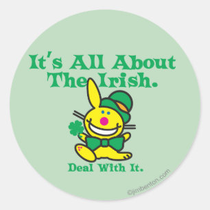 Adesivo É toda sobre o irlandês