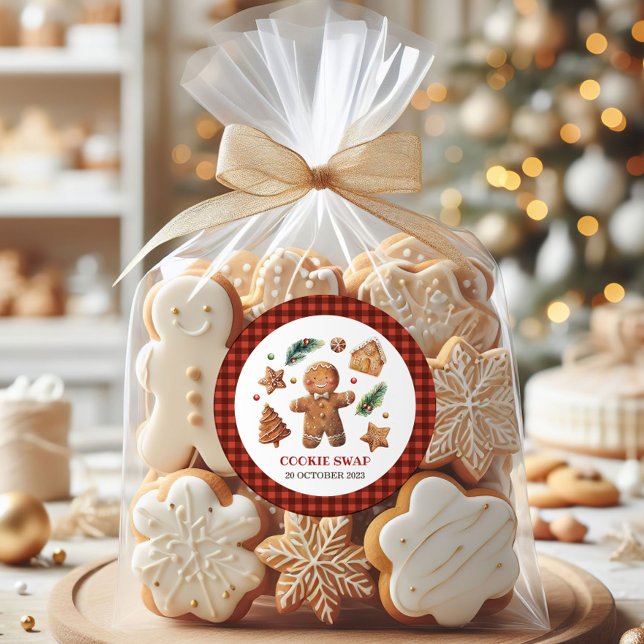 Adesivo É tudo sobre aquele troco de Assar (Our all about that bake cookie swap stickers are fresh out of the oven for your special bake off!)